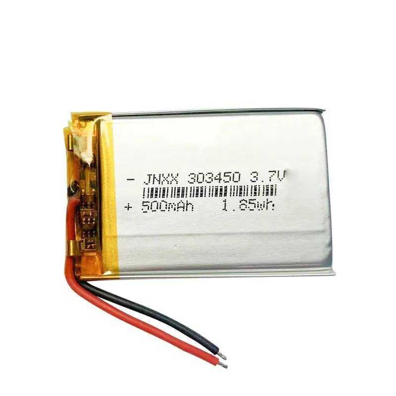 Li-Ion 4 Li-Polymer Li Battery 303450 3.7V 500Mah 2.0 JST 2Pin For ...
