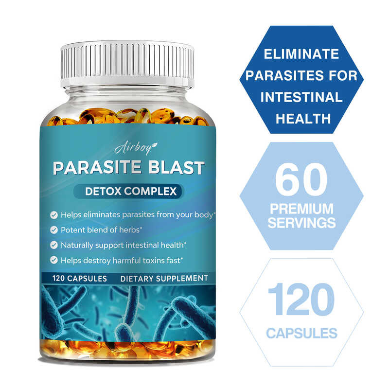 Parasite Blasting Detox Complex Capsules, Sinusuportahan Ng Intestinal ...