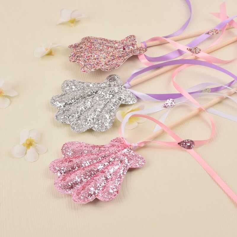 Kids Performance Mermaid Shell Wand Prop Party Scene Layout Decoration ...