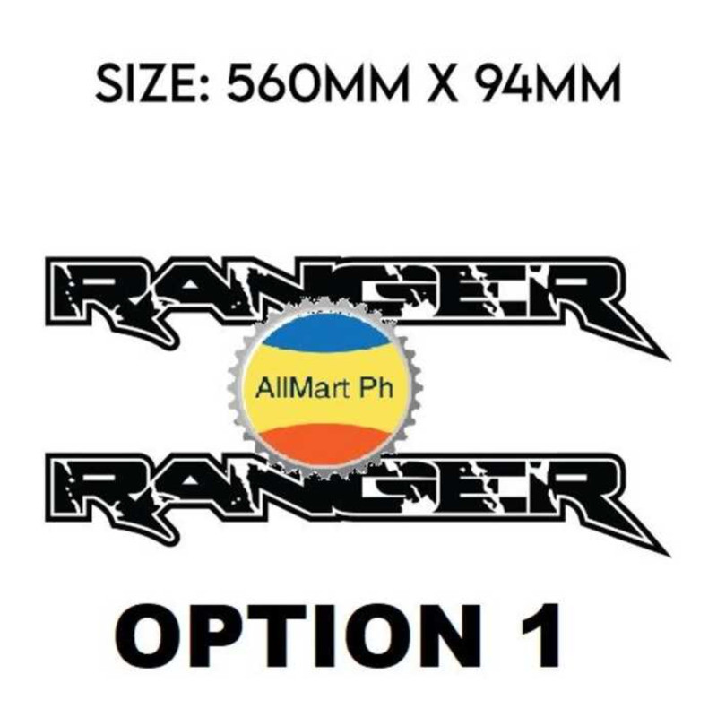 Ford RANGER RAPTOR Vinyl Sticker 2023 And Up Model Set Of 2 (Raptor ...