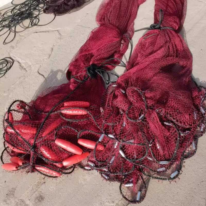 Red Knotless Net Knot Net Nylon Net Fish-Safe Net Fishing Net Cast Net ...