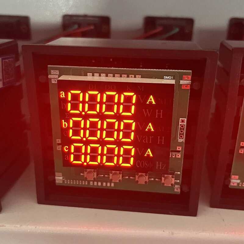 Phase Three LED Panel Meter With Rs485 Modbus-Rtu Digital Display ...