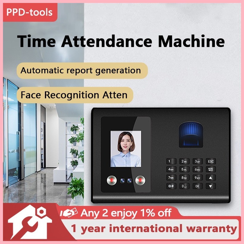 Fingerprint Face Password Recognition Hybrid Biometric Attendance ...