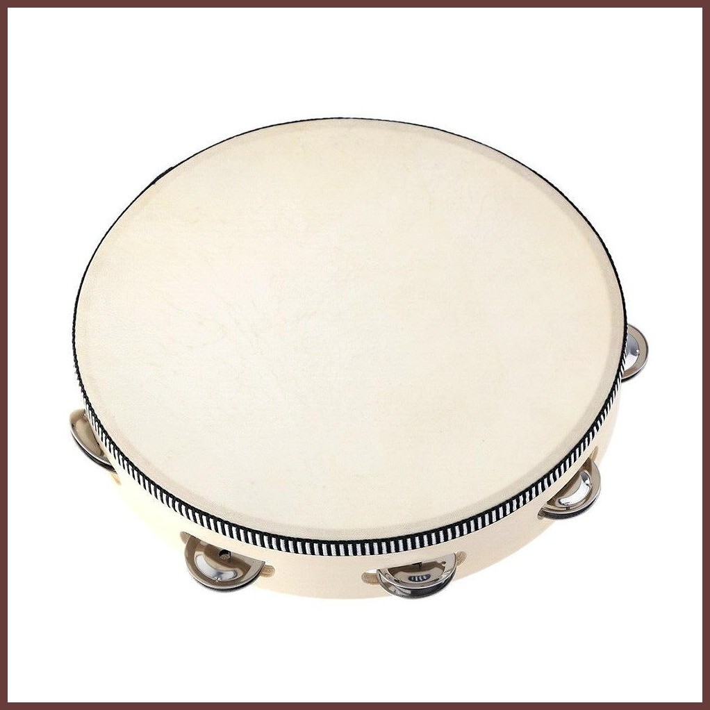 § 6-8 inch Musical Educational Tambourine for Kids Child Wooden Hand ...