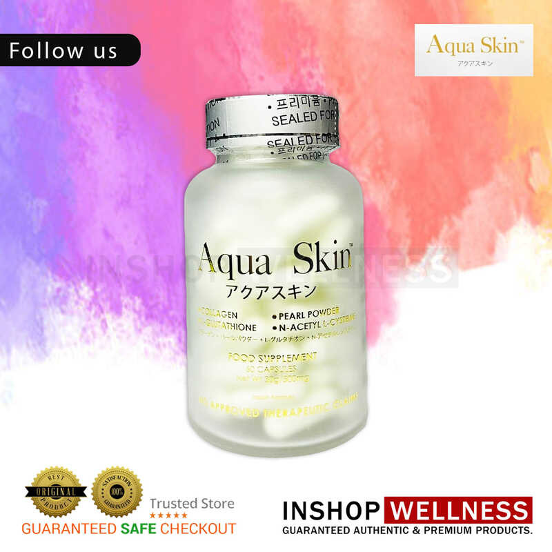 Aqua Skin Glutathione With Collagen Made In Japan 60 Capsules FDA Approved  6De | Shopee Philippines