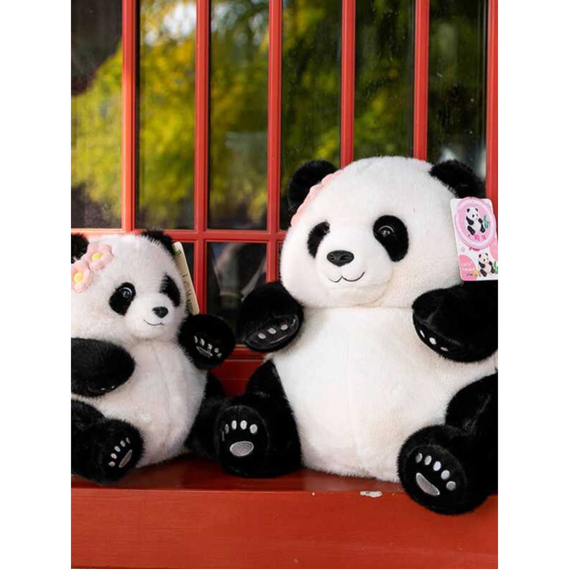 National Treasure Little Panda Plush Toy Sleeping Companion Simulation ...