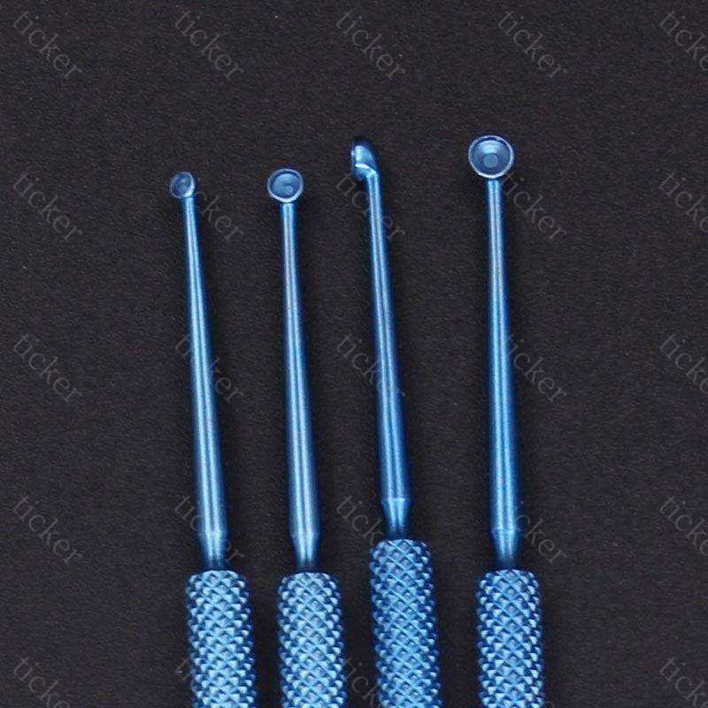 Tt Titanium Double-Ended Chalazion Curette Micro Ophthalmic Eye ...