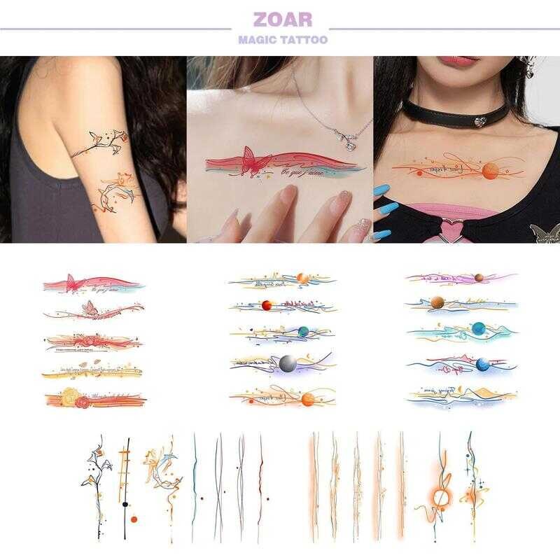 Pagpapadala Mula Bulacan Temporary Tattoo Sticker Zoar-C11【Color ...
