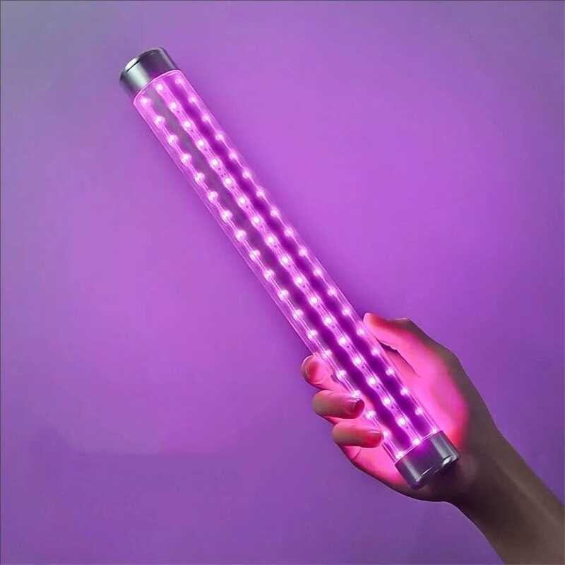Rechargeable 25/35Cm LED Baton Champagne Strobe Stick Light Bar Club ...