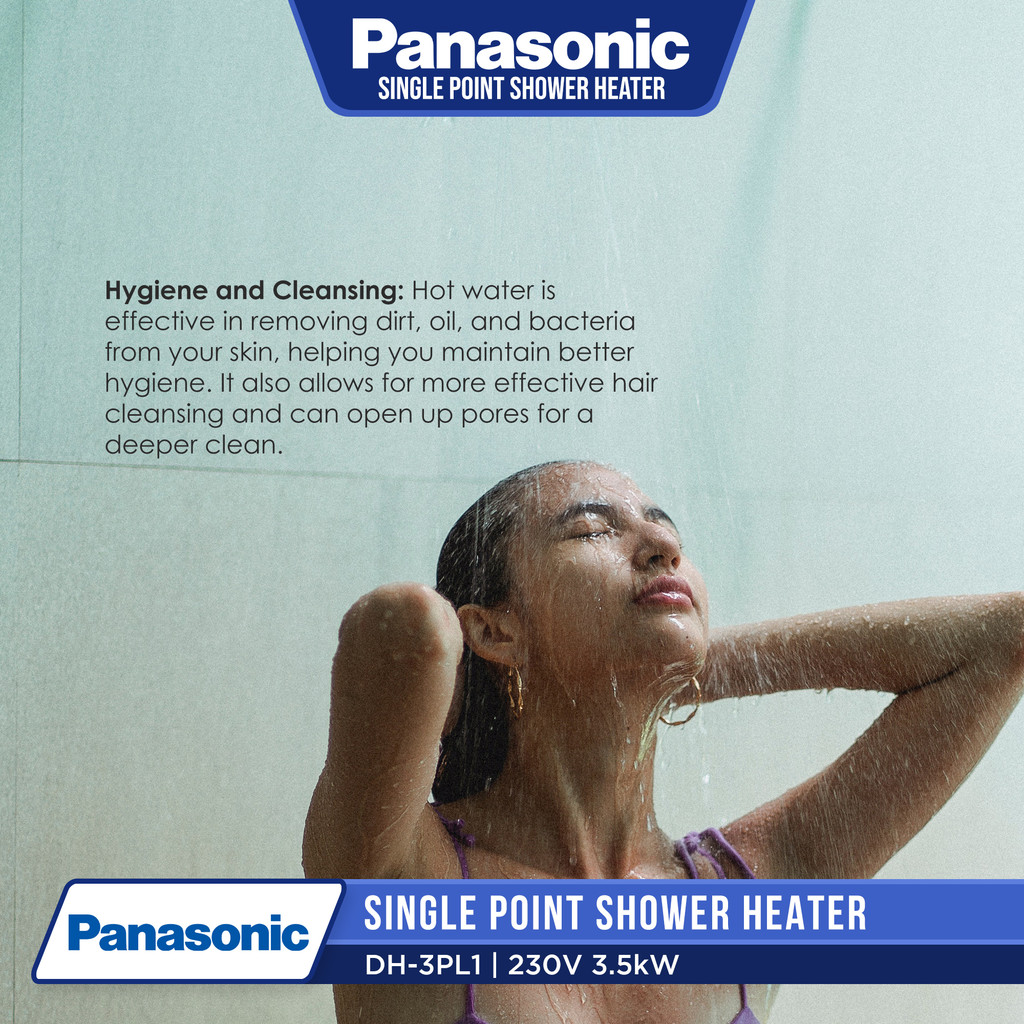 Panasonic Water Heater Single Point w/ Slide Bar and Soap Holder ...