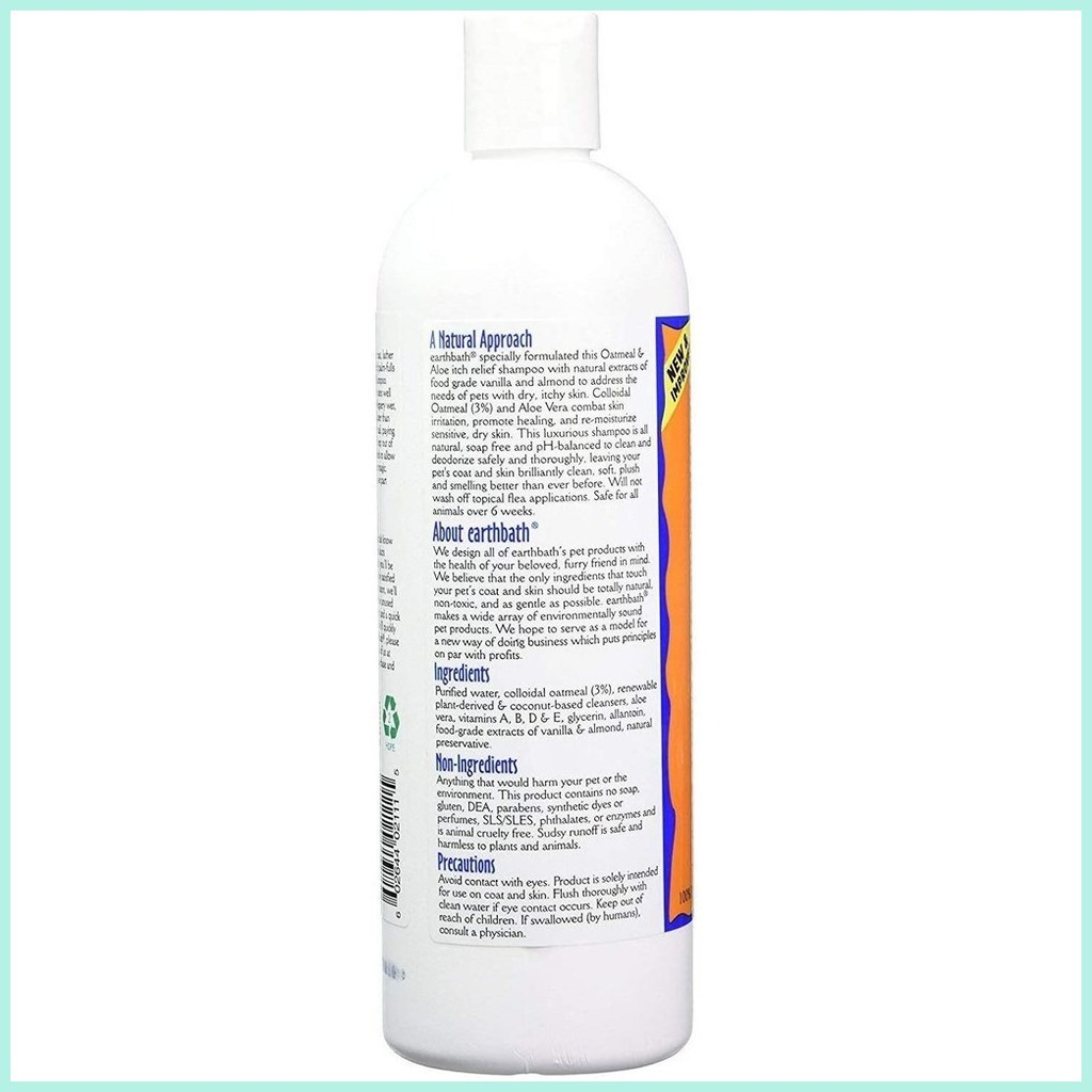 Picture Idea: Earthbath Oatmeal Aloe Pet Shampoo