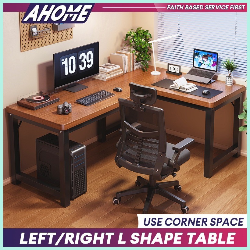 Left/Right L Shape Table Modern Computer Table Gaming Table Stable ...