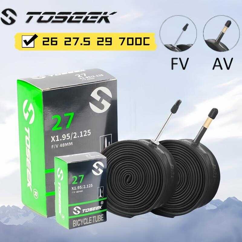 TOSEEK Inner Tube MTB RB Bike Interior Tire Road Moutain Bicycle ...
