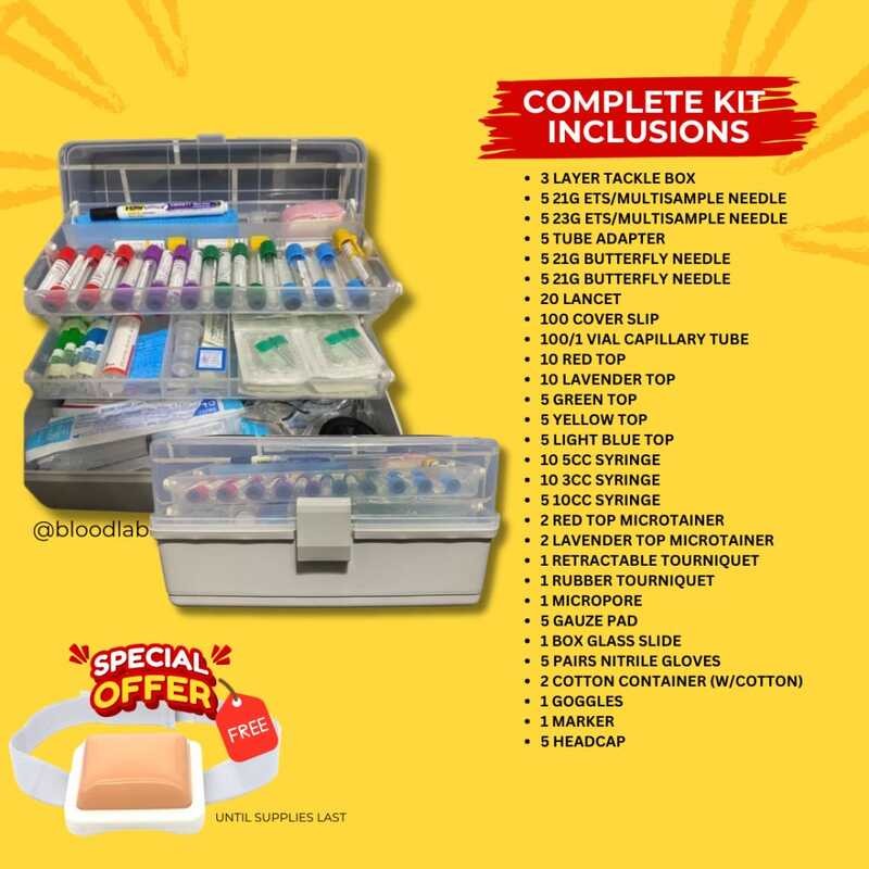 3 Layers Phlebotomy Kit For Medtech Students | Shopee Philippines