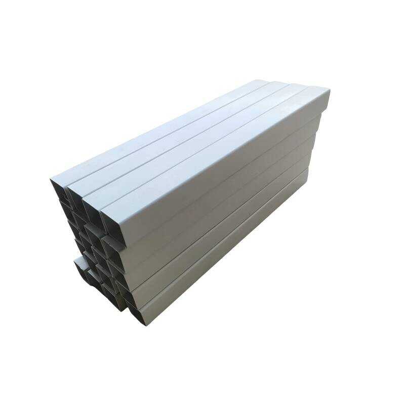 PVC Plastic Square Pipe Profile Rectangular Pipe Planting Drainage ...