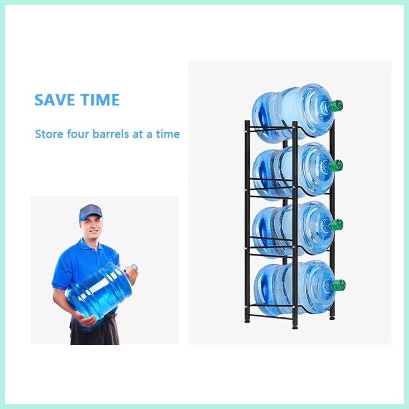 HYM 3/4/5 Layer Mineral Water Dispenser Rack Stand Water Container ...
