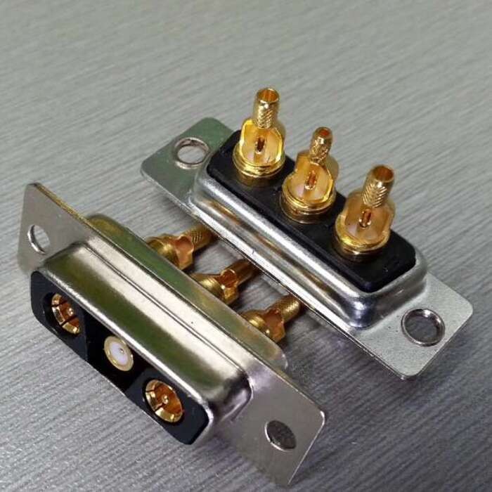 ☑♥ 3V3 RF Coaxial Solder Wire Type Female Header Mixed D-SUB Connector ...