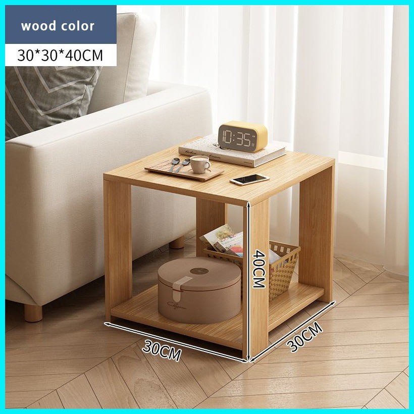 Nordic Sofa Side Table Living Room Modern Corner Coffee Table Bedroom ...