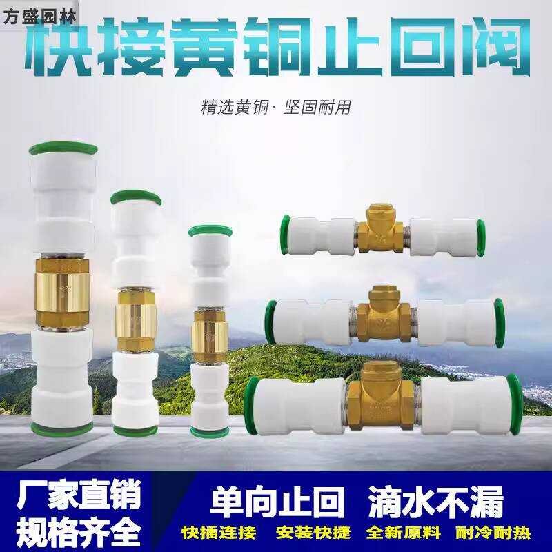 PPR Connect PE One-Way 20 Plug 25 Quick Connector No Hot Melt Check ...