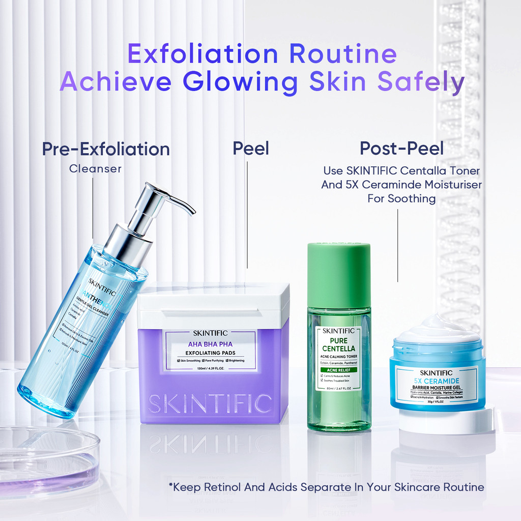 [New Launch] SKINTIFIC AHA BHA PHA Exfoliating Toner Pads for Pore ...