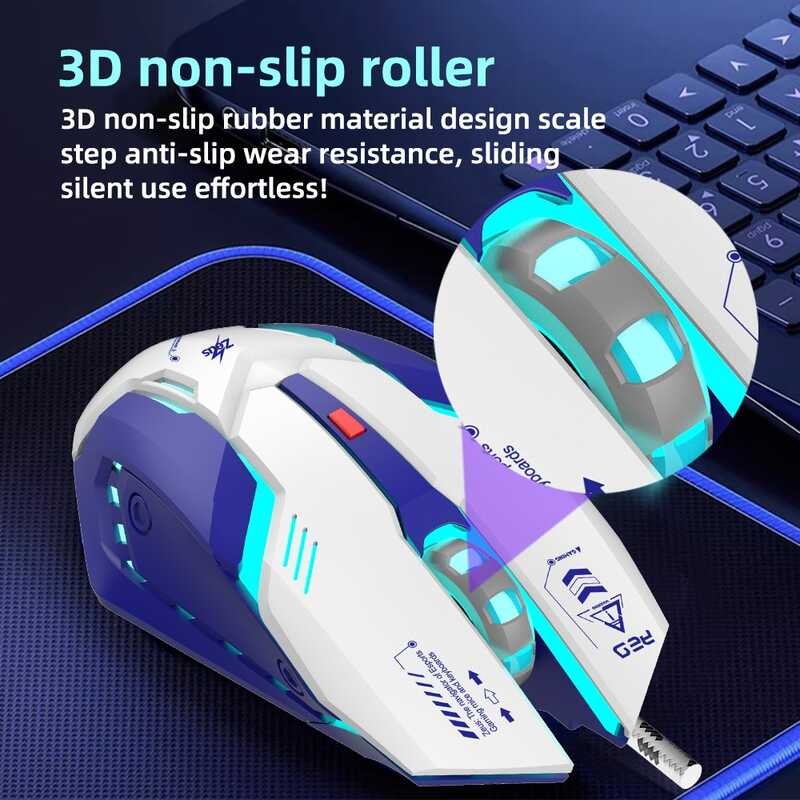 Zeus M-99 Mecha Style Gaming Mouse USB Wired Mechanical Feel Like Led ...