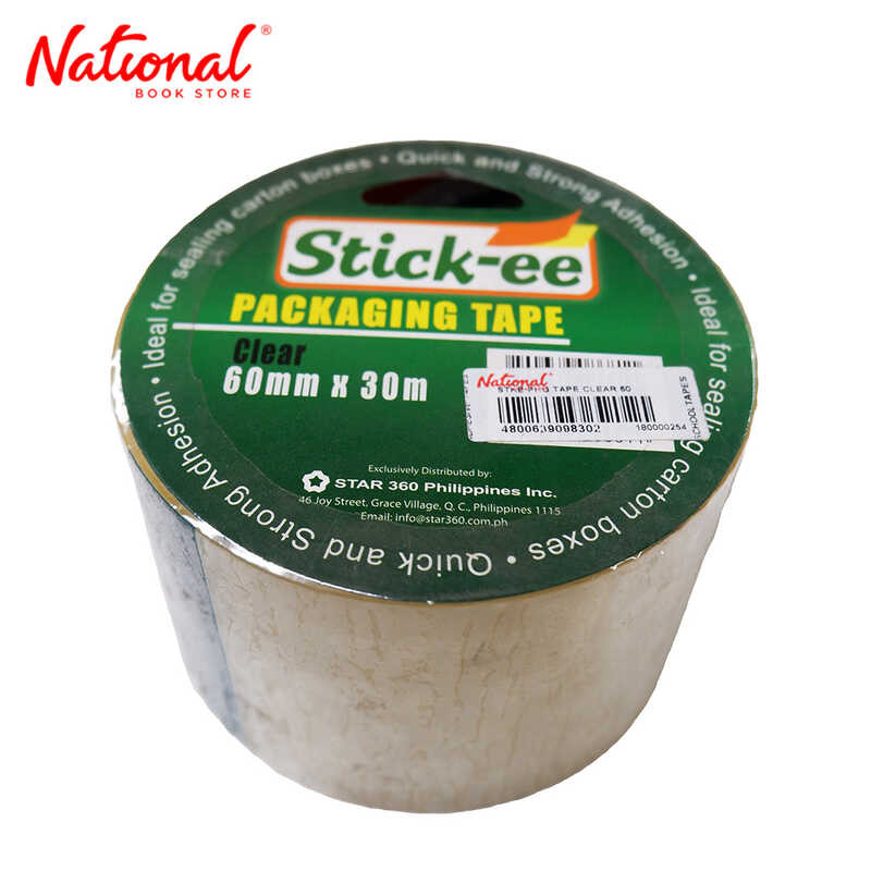 Stick-Ee Packaging Tape 60Mmx30m Clear 68F | Shopee Philippines