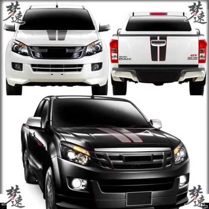 Suitable for Isuzu D-MAX Car Stickers Decals DMAX Hood Stickers Remai S ...