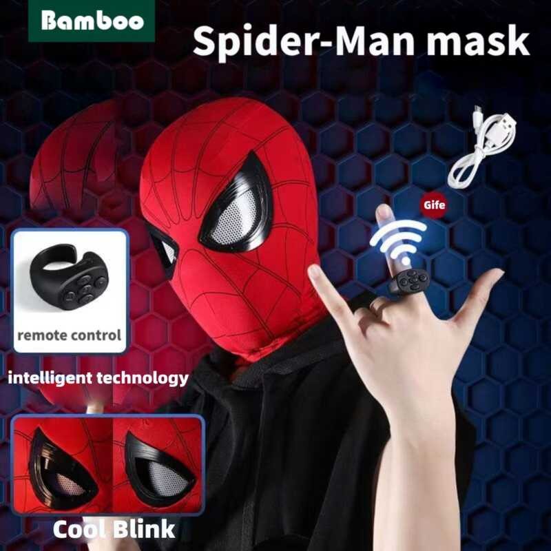 Tt Spider-Man Blink Electric Belt Remote Control Adult Kids Mask ...