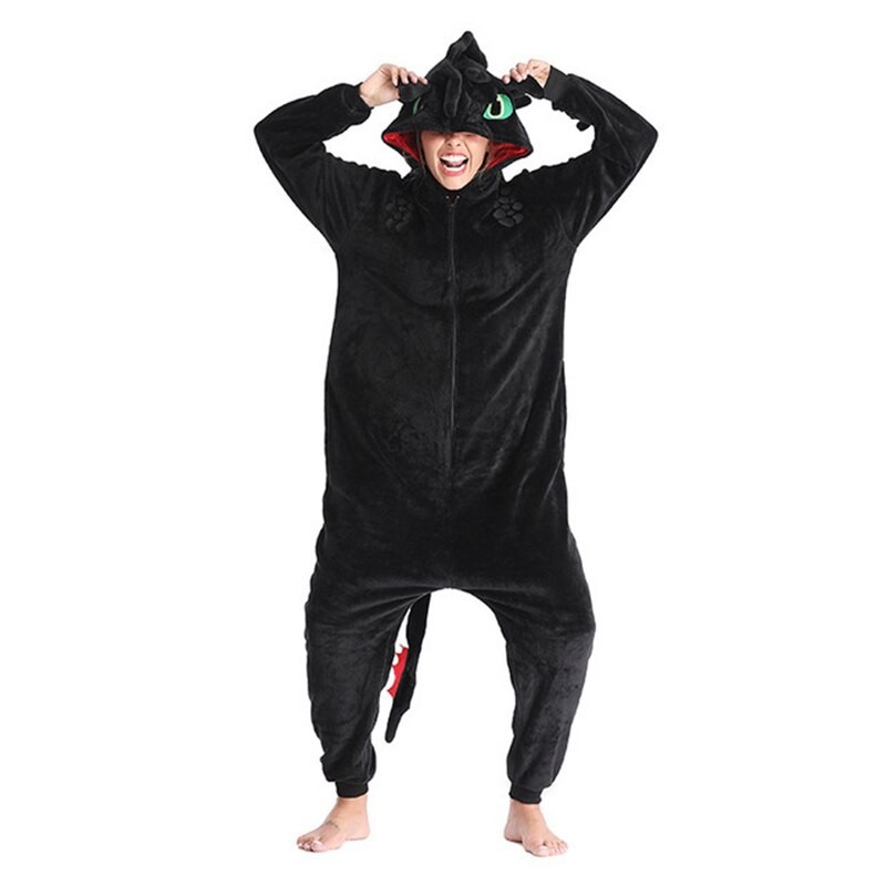 Kigurumi How To Train Your Dragon Toothless Anime Cosplay Costumes For ...