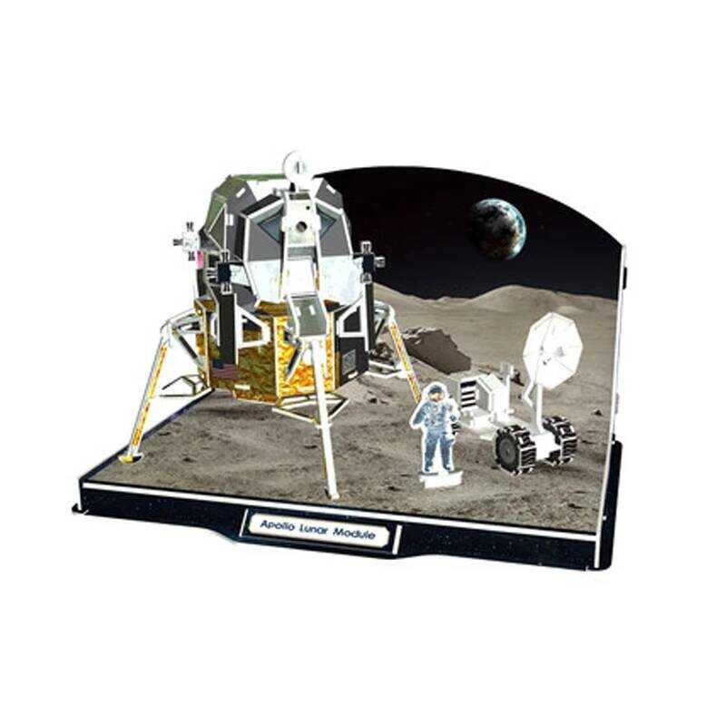 Puzzles 3D Voyager Space Probe,Curiosity Rover,Apollo Lunar Module ...