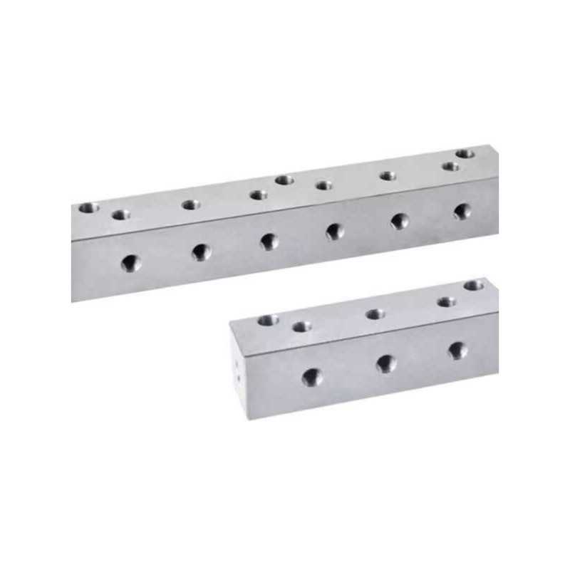 Air Pressure Connection Block T-Shaped End Face Through Fixed Spacing ...