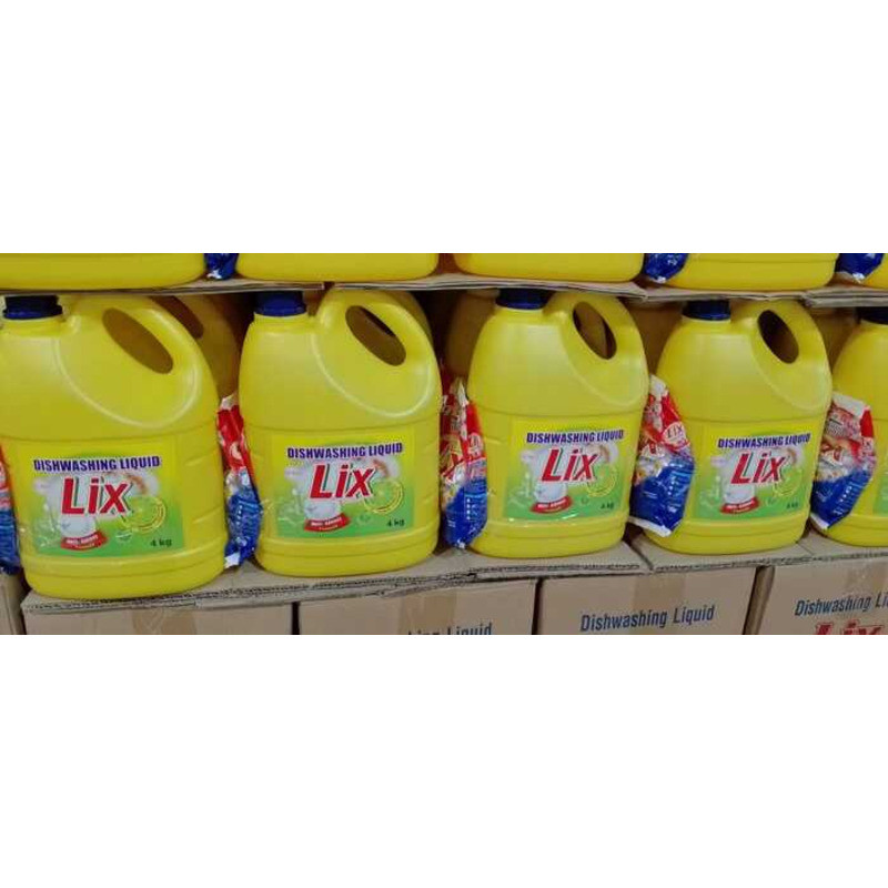 LIX Dishwashing Liquid Lemon 4Kg Cfb | Shopee Philippines