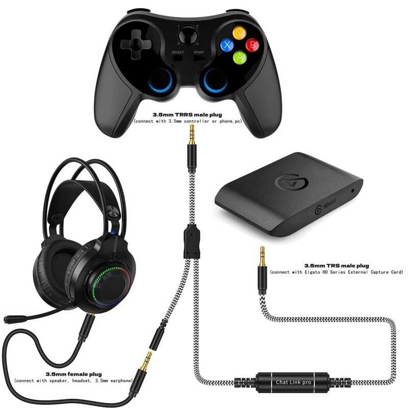 Tt Leclooc Link Pro Elgato S/S , HD 4K 60 Pro, Hd60 Gaming Capture Card ...