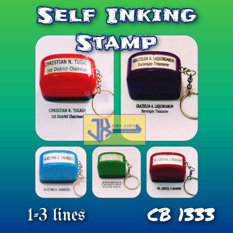 Self Inking Stamp CB1335 (Pre-ink Stamp) Personalized Custom-made ...