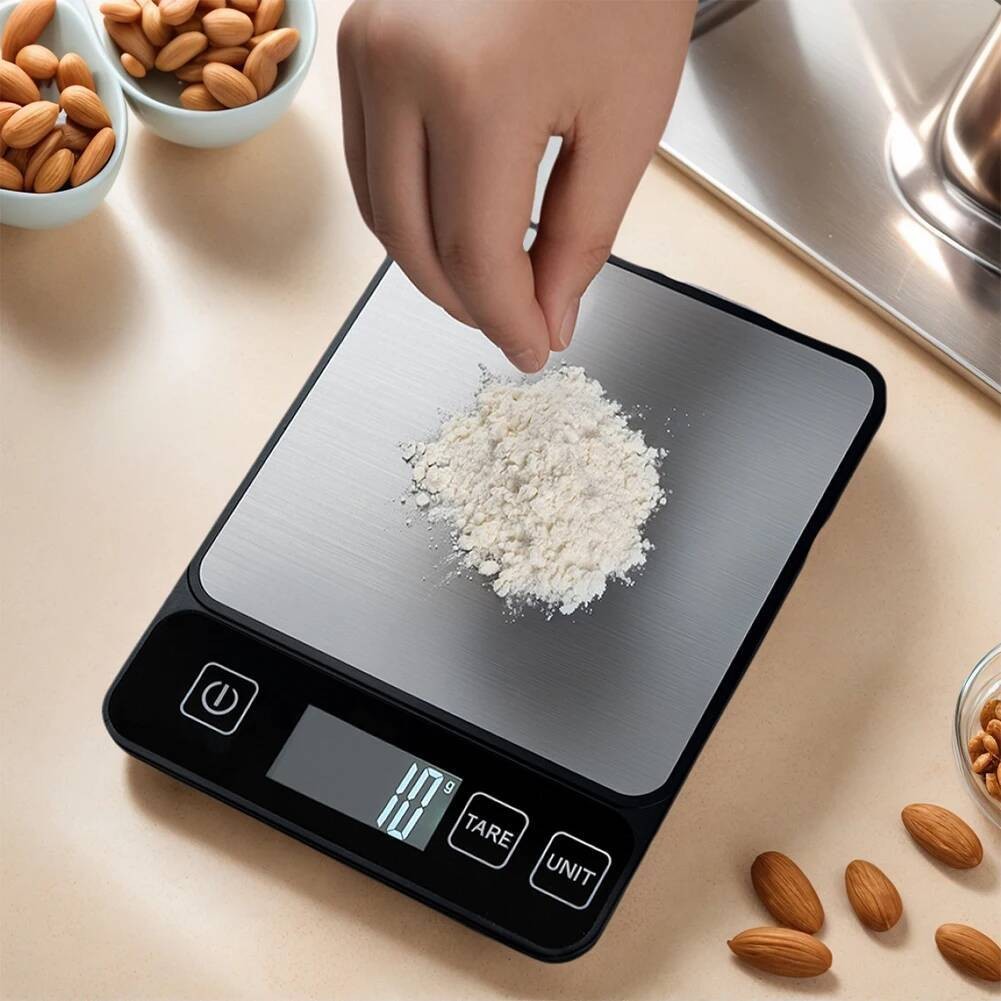 Digital 10kg/1g Kitchen Stainless Steel Food USB Rechargeable Bakery ...