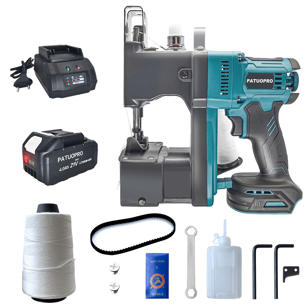 Brushless Cordless Bag Sewing Machine Portable Electric Packaging ...