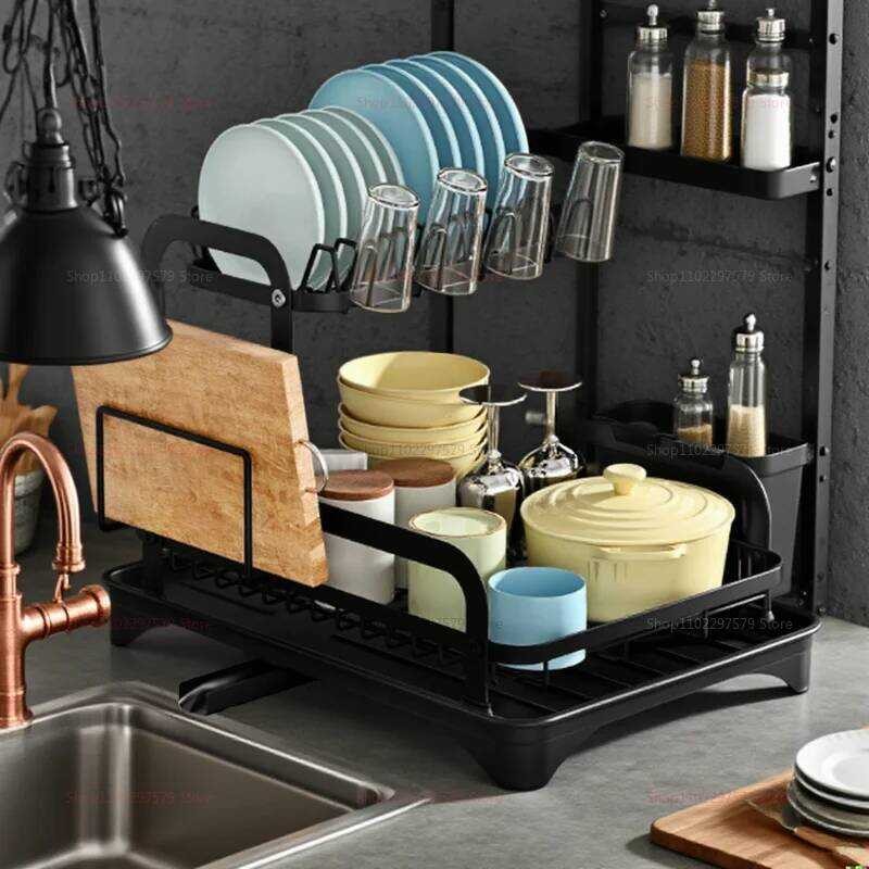 Bowl 9 And Plate Storage Rack Kitchen Storage Rack Narrow Small ...