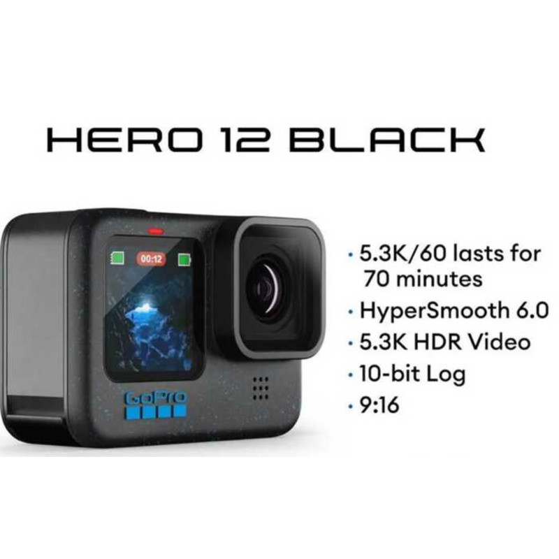 【In Stock】Gopro Hero 12 Black Action Camera – Live Streaming, Webcam ...
