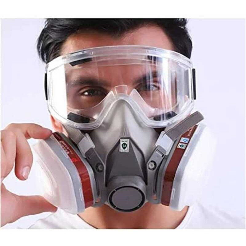 Tt Dust Fog Proof 6200 Gas Mask Suit Industrial Half Face Painting ...