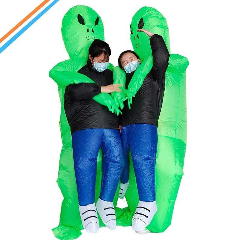 Halloween Ghost Hug Inflatable Costume ET Props Party Performance Funny ...
