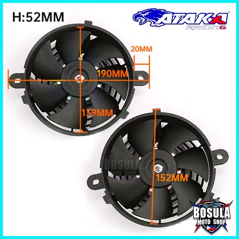 ATAKA Radiator Fan Oil Cooler Water Cooler New Electric For SNIPER 150 ...