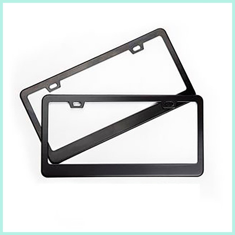 Stainless steel Alloy 2pcs Car Number Plate License Frame Cover Holder ...