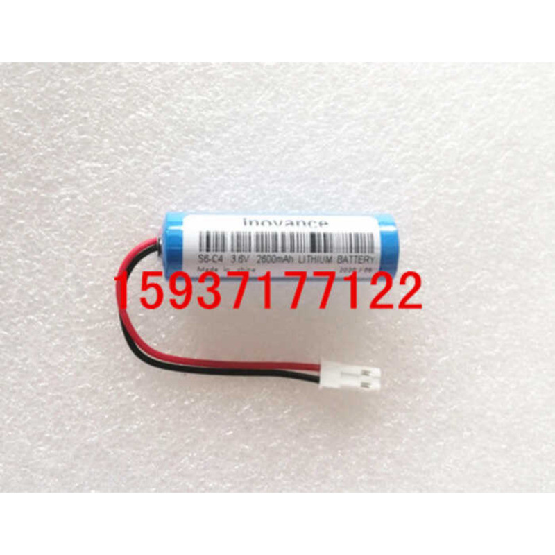 Inovance Encoder 3.6V Lithium Battery 2600mAh Maintenance-Free S6-C4/A ...