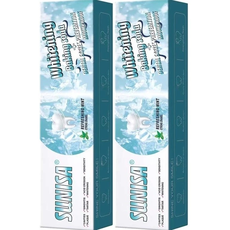 SCCS~Sunisa Teeth Whitening Toothpaste W Baking Soda and Peppermint ...