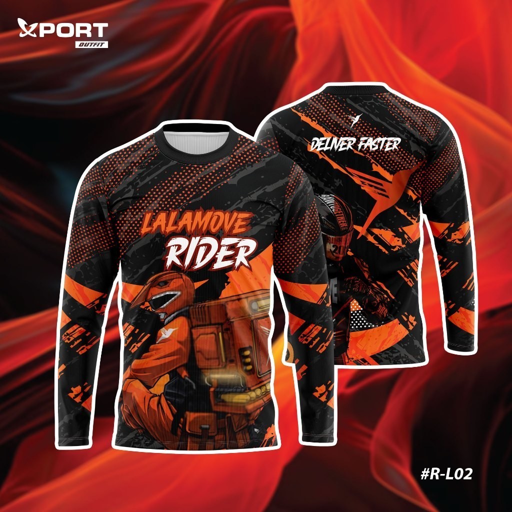 KL BAJU RIDER LALAMOVE JERSI LALAMOVE DRIVER DELIVERY KALIS AIR ...