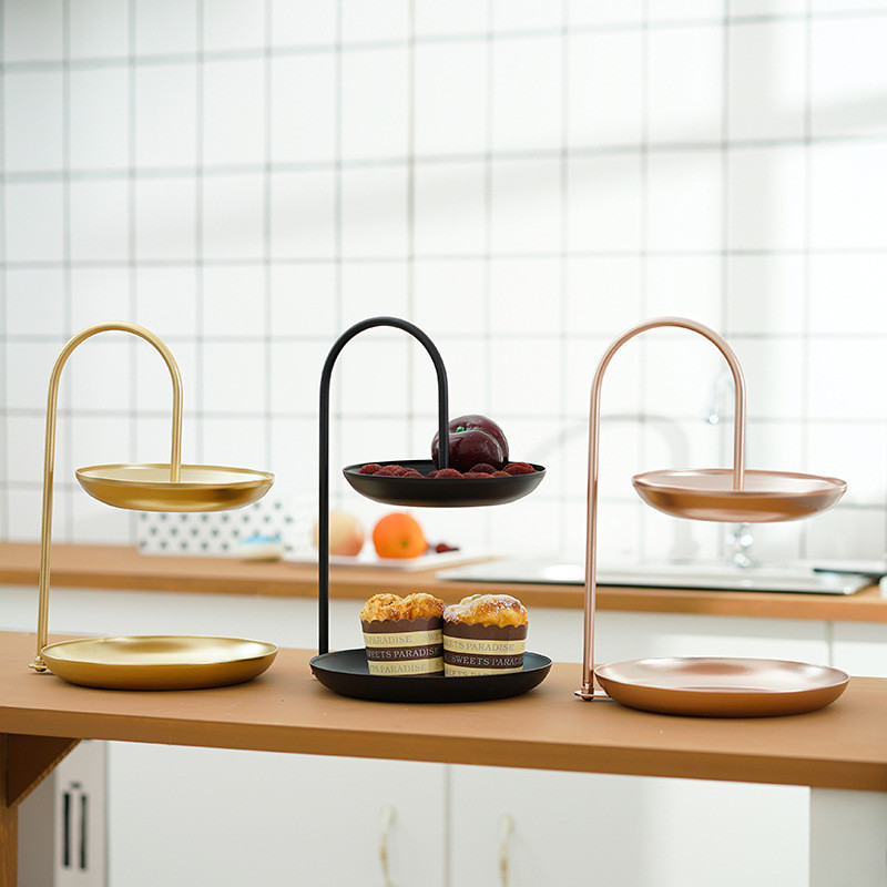 2 Layers Cake Rack Dessert Storage Rack Wedding Decoration Display ...