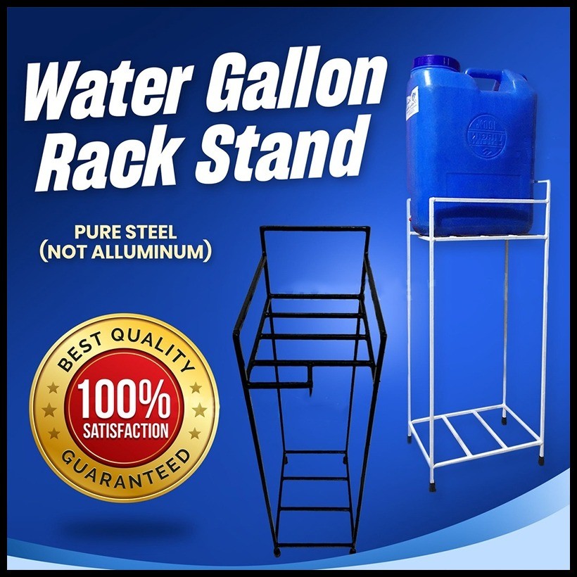 3 Layer Water Rack Stand Water Container Rack Stand Metal Water Gallon ...