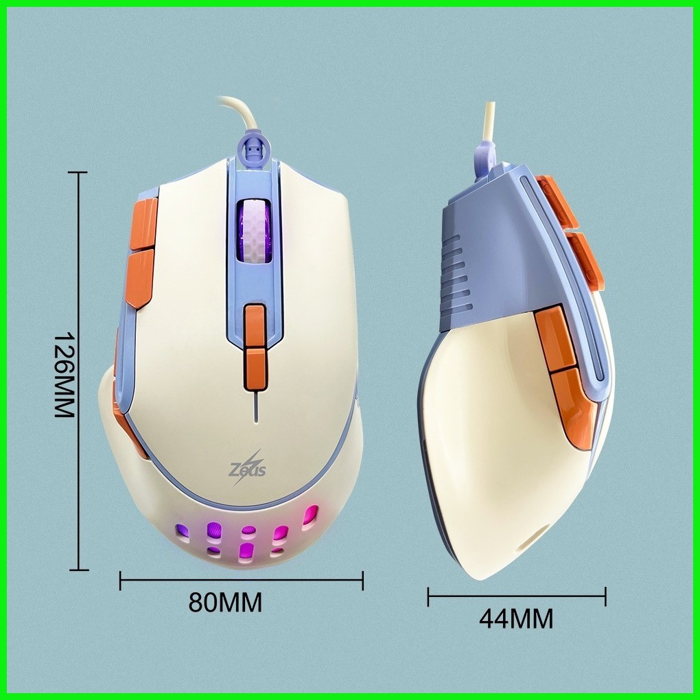 Zeus M-77 eSports Wired RGB Gaming Mouse 2 Colors RGB Mouse Basic Mouse ...