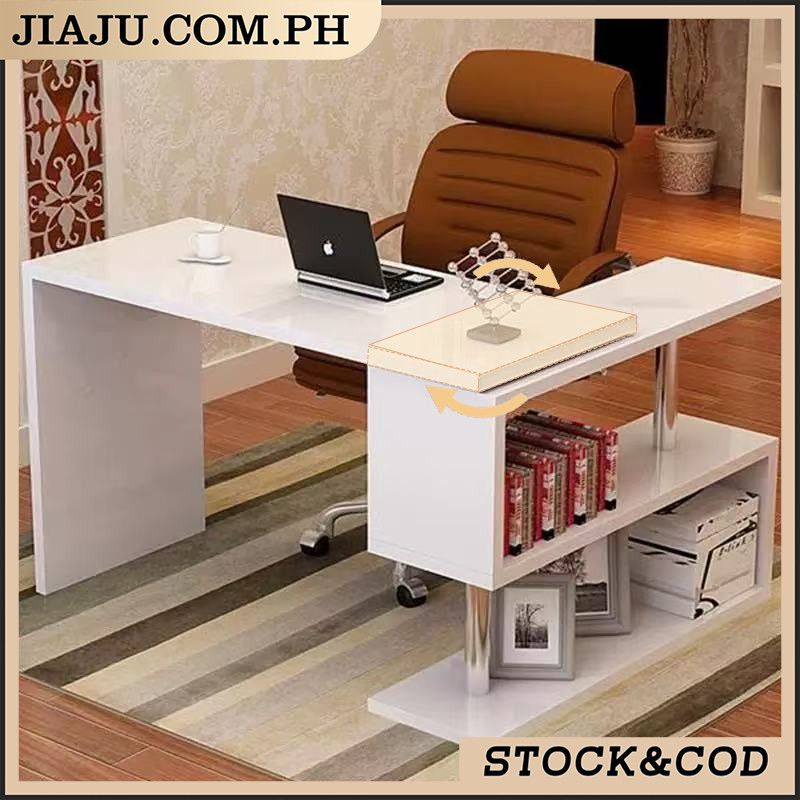COD Rotating Computer Table Corner Desk Desktop Writing Corner PC Table ...