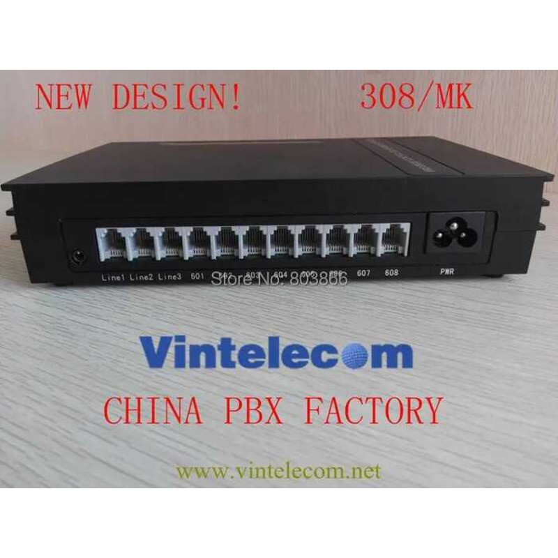 China 23 Factory Vintelecom Newly Designed MINI PBX PABX 308 Phone ...
